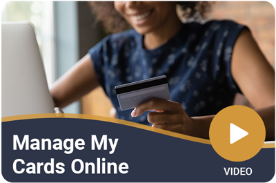 Manage My Cards Online Video
